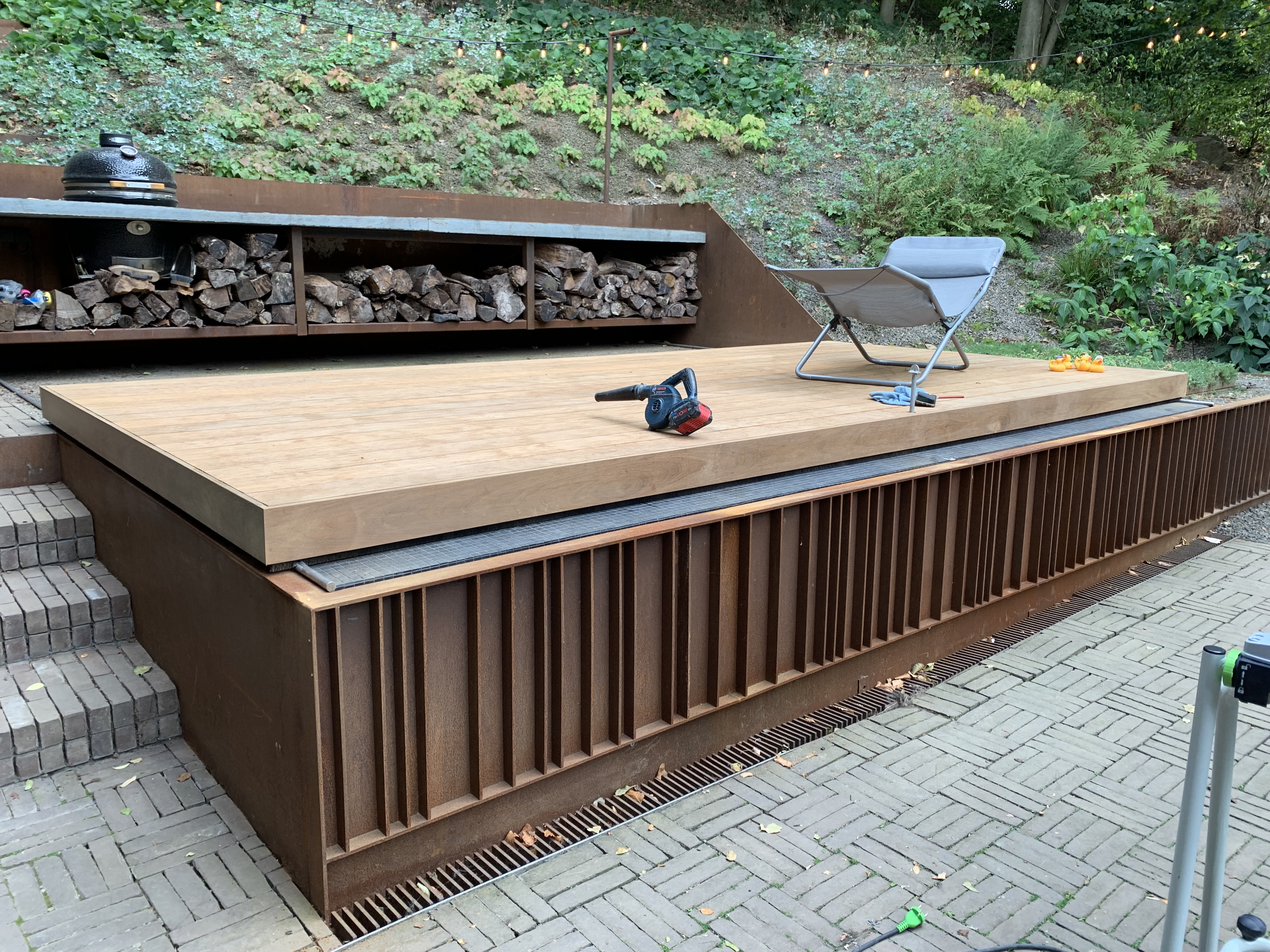 Terrasse en bois à Liège - Installation professionnelle par Menuiserie Gibilaro
